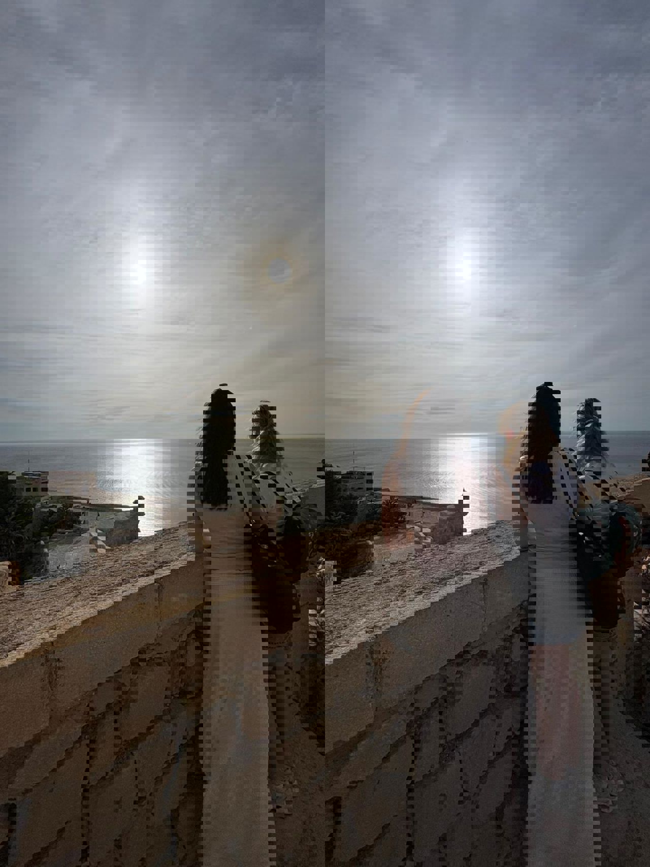 Foto av elever på borgen i Alicante