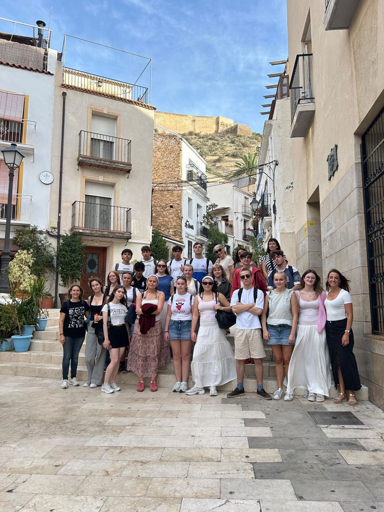 Gruppebilde av elever i Alicante