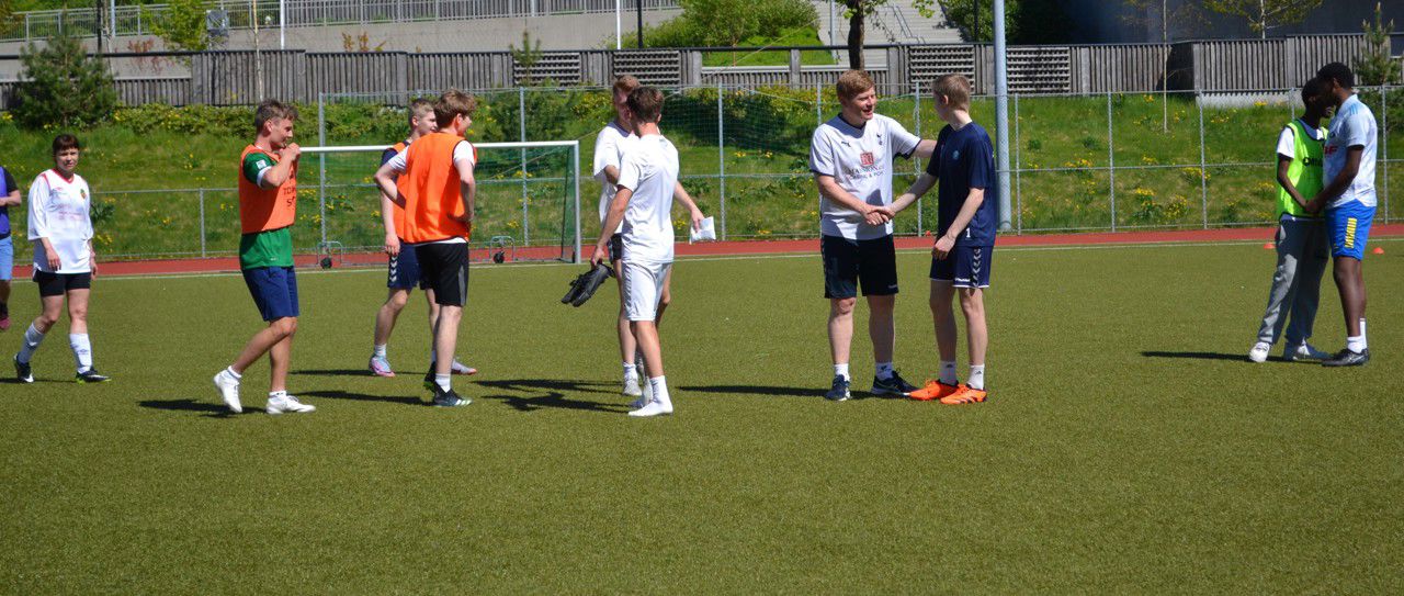 Foto fra kampen mot lærerne